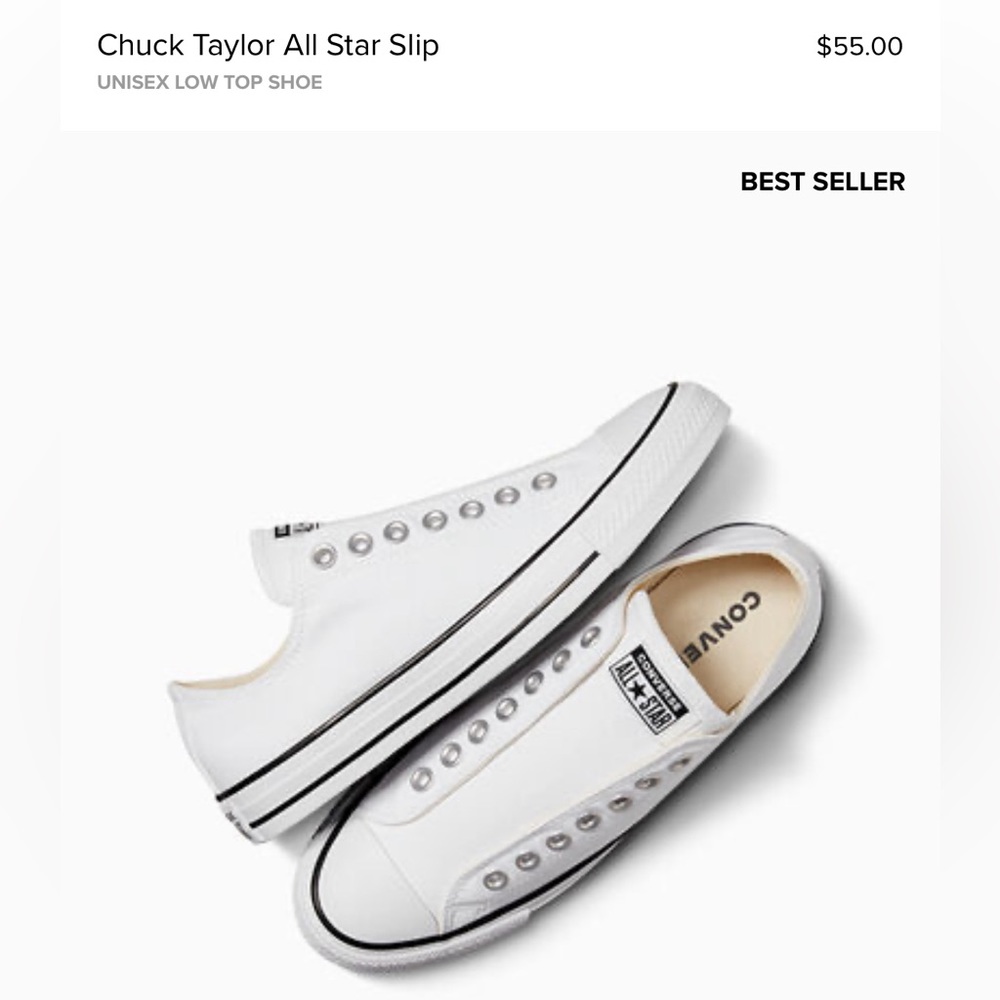 Slip on Converse